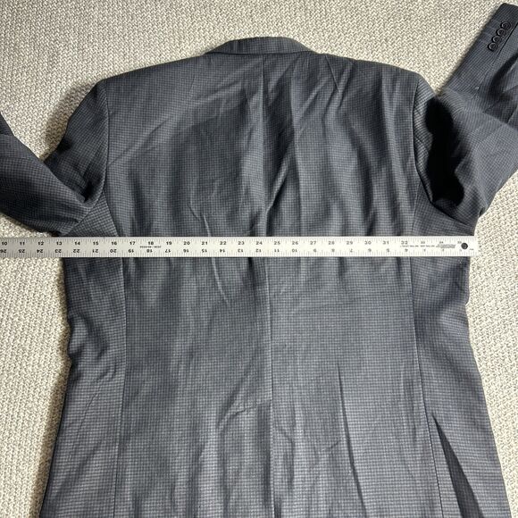 JKT Britches by Samtex Mens Suit Jacket 42R Navy Gray - Picture 11 of 11